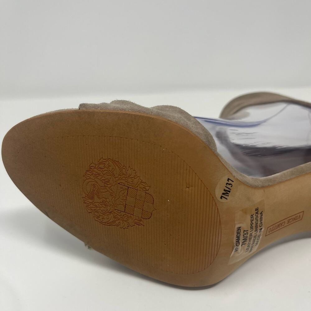 Vince Camuto Nude/Snake Skin Heels Women’s Size 7 Good Condition - Picture 5 of 11